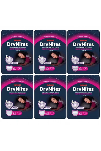 Drynites Kız Emici Gece Külodu 8-13 Yaş 54 Adet ürün görseli 1