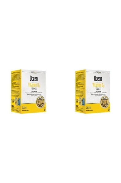 Ocean Vitamin D3 1000 IU 20Ml Sprey 2 KUTU - 03/2027 ürün görseli 1
