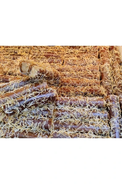 TALAS Kuruyemiş Ballı Fındık Ezmeli Kadayıf Kaplı Pestil Sarma 1 KG ürün görseli 1