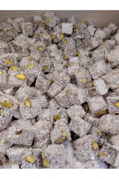 TALAS Kuruyemiş Kakaolu Antep Fıstıklı Çifte Kavrulmuş Lokum 1 KG ürün görseli 1