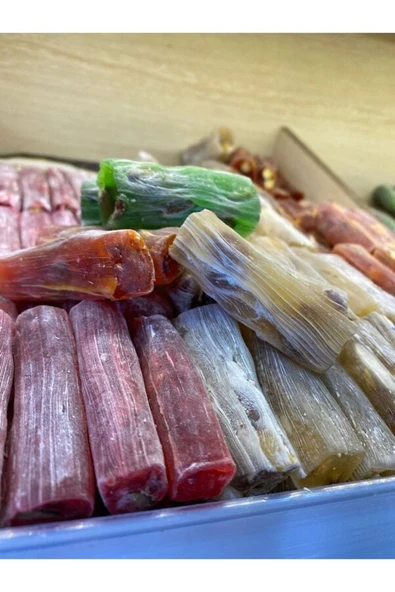 TALAS Kuruyemiş Antepli Karışık Meyve Aromalı Fitil Lokum 1KG ürün görseli 1