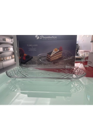 Paşabahçe Timeless Servis Sunum Tabağı 30x18cm Tekli - 54188 - Resim 3
