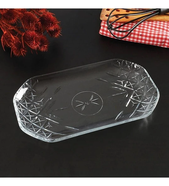 Paşabahçe Timeless Servis Sunum Tabağı 30x18cm Tekli - 54188 - Resim 2