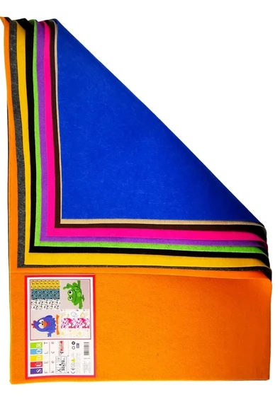50x70 cm keçe 2 mm. 10 renk 180 gr. ürün görseli 1