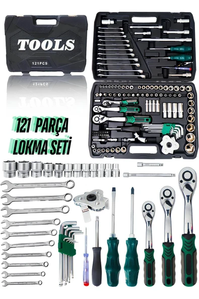 121 PARÇA LOKMA SETİ (72 DİŞ PRO) YEŞİL ürün görseli 1