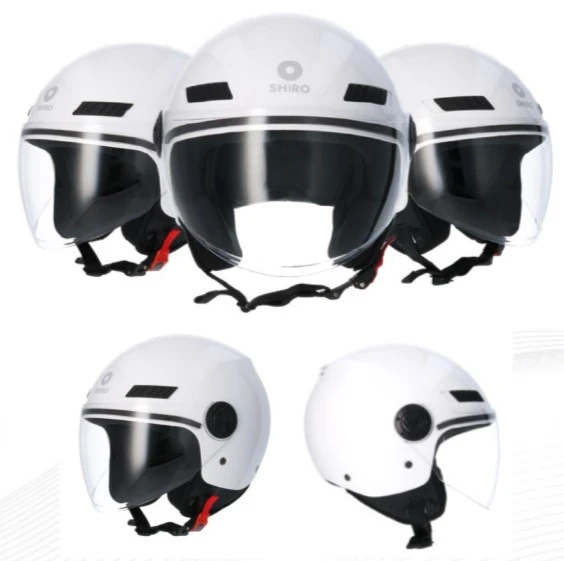 SHIRO 6002 S20 KASK JOKIOTO M.C M 5758 İNCİ BEYAZ ürün görseli 1