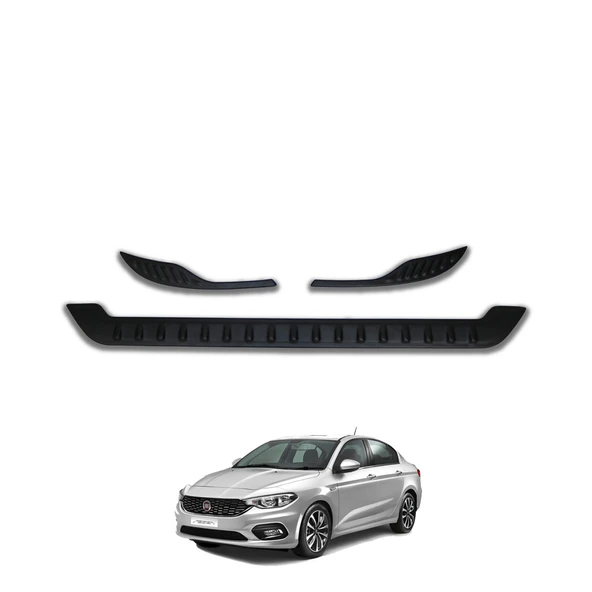 Ehiltek Fiat Egea Bagaj Alt Çıtası - ABS Krom (3 Parça) | SD (2016+) ürün görseli 1