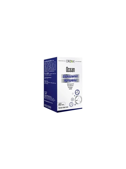 Orzax Ocean Glukozamin Komplex Takviye Edici Gıda 60 Tablet ürün görseli 1