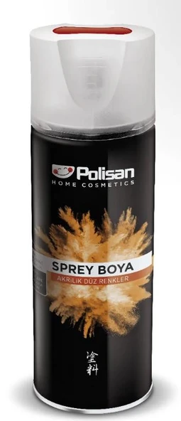 Polisan Akrilik Sprey Boya 400 ml Kırmızı ürün görseli 1