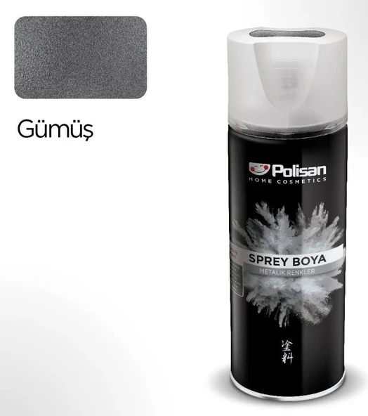 Polisan Akrilik Sprey Boya 400 ml Gümüş ürün görseli 1