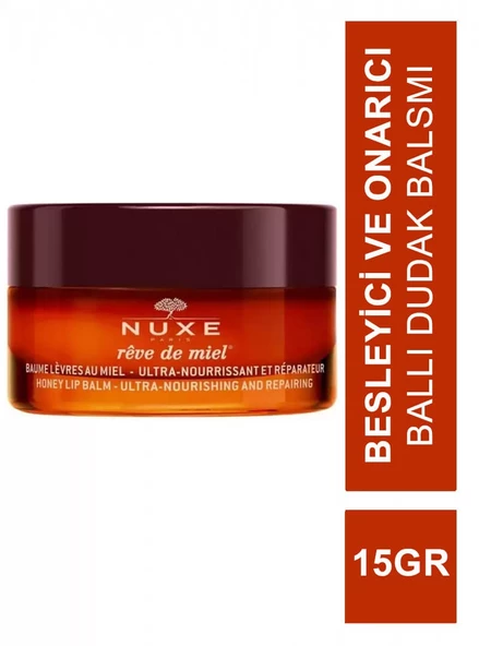 Nuxe Reve de Miel Baume Levres Besleyici ve Onarıcı Ballı Dudak Balsamı 15 gr ürün görseli 1