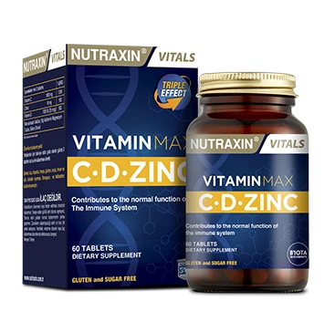 Nutraxin Vitamin Max C.D.Zinc 60 Tablet ürün görseli 1