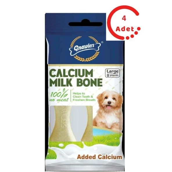 Gnawlers Milk Bone Köpek Ödülü 2'li 110 Gr x 4 Adet ürün görseli 1