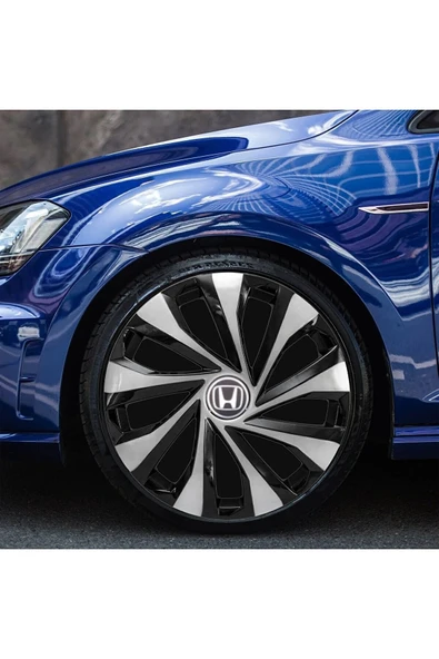 Honda 16 Inç Jant Kapağı Siyah-gri Renkli Kırılmaz 4 Adet 6810Çifthonda ürün görseli 1
