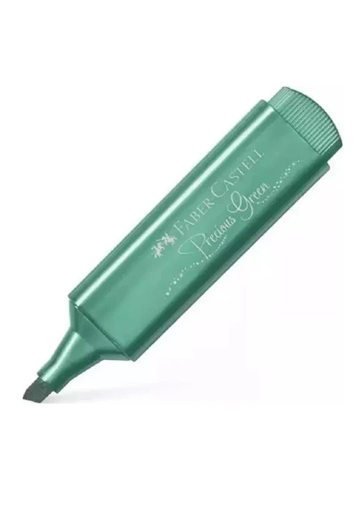 Faber Castell Fosforlu Kalem 46, Metalik Yeşil ürün görseli 1