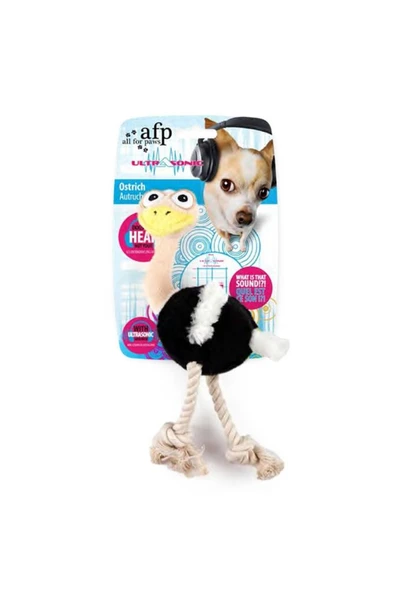 AFP Köpek Oyuncağı Ultrasonik Devekuşu 28,5x18,5x9 cm ürün görseli 1