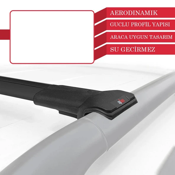 Ara Atkı Tavan Barı Fly Model 138cm Siyah (2 Adet) - Resim 4