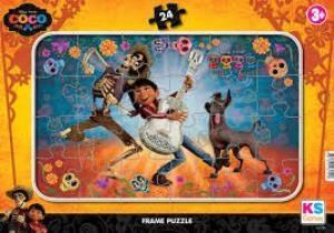 KS GAMES FRAME PUZZLE 24 PARCA COCO  CO 704 ürün görseli 1