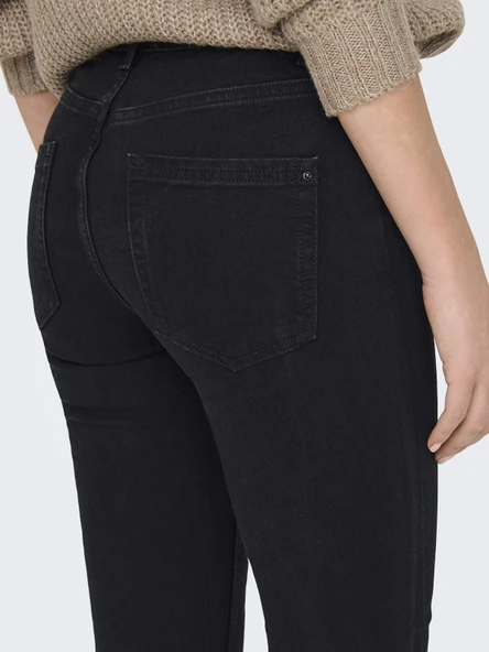 ONLY Bayan Paçası Püsküllü Skinny Kot Pantolon 15336727 ürün görseli 1