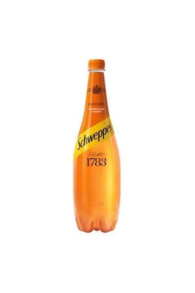 Schweppes Mandarin 1 Lt X 12 - Resim 3