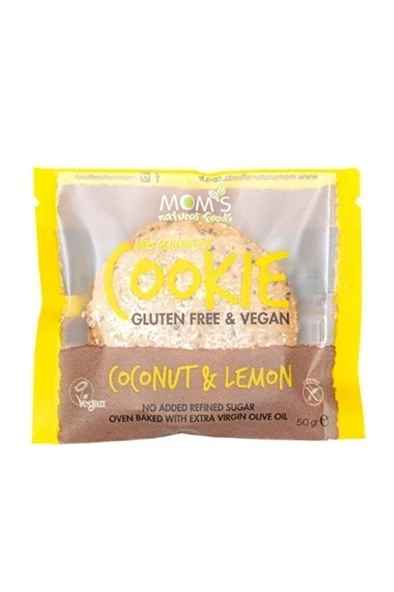 Mom's Glutensiz Cookie Coconut & Lemon 50 g ürün görseli 1