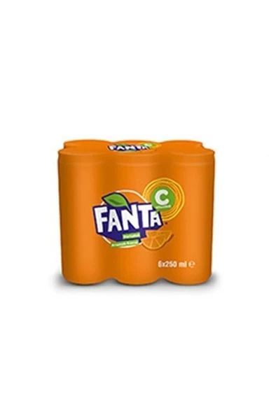 FANTA Portakal Kutu 6*250 ml ürün görseli 1