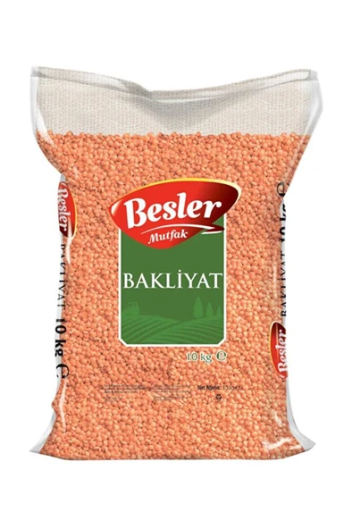 Besler Mutfak Kırmızı Mercimek 10 Kg ürün görseli 1