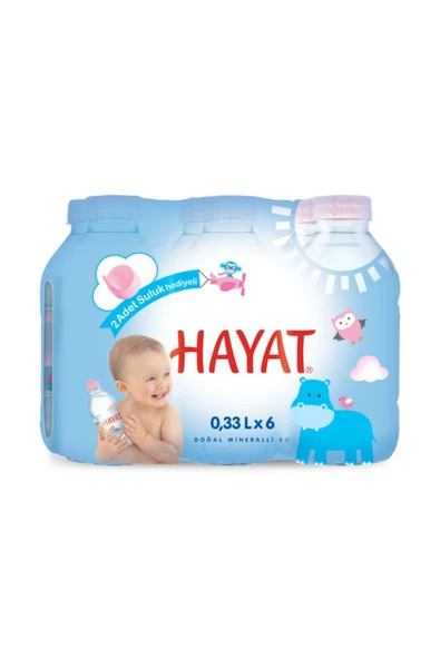 hayat bebek suyu 6lı Baby Bebekler Için Su 0,33 lt ürün görseli 1