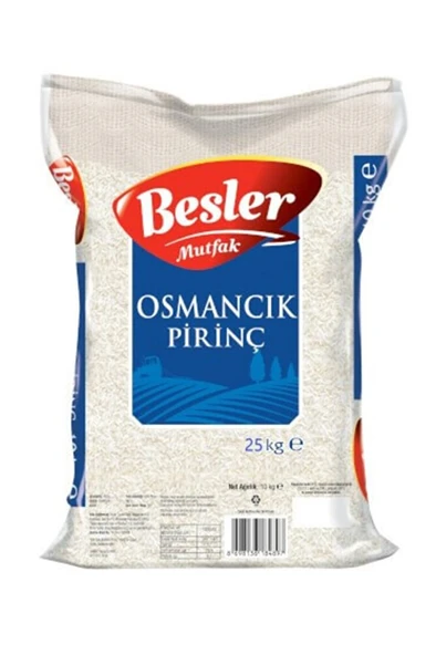 Besler Mutfak Osmancık Pirinç 25 Kg ürün görseli 1