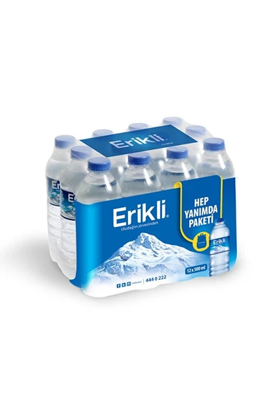ERİKLİ  Su 12x500 Ml ürün görseli 1