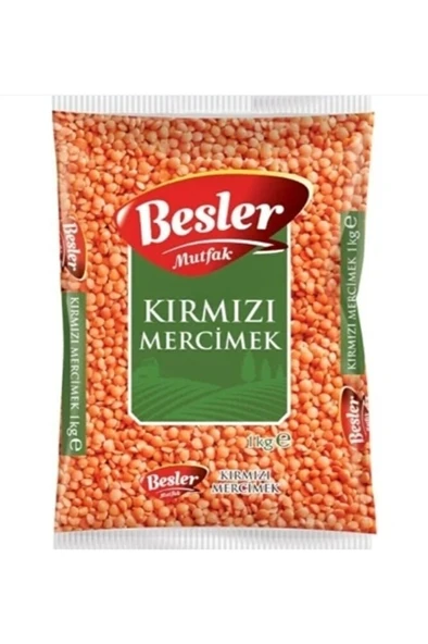 Besler Mutfak Kırmızı Mercimek 1 kg ürün görseli 1