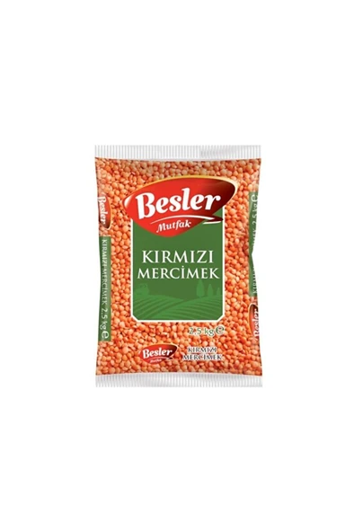Besler Mutfak Kırmızı Mercimek 2,5 Kg ürün görseli 1