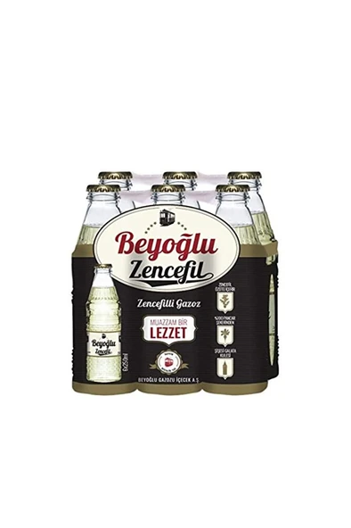 Beyoğlu Gazozu Zencefilli 6 Adet 250 Ml Gazoz ürün görseli 1