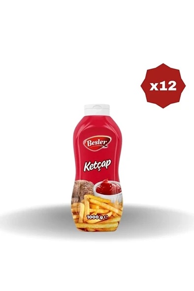 BESLER KETÇAP 1 KG X 12 ADET ürün görseli 1