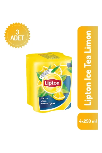 Ice Tea Limon Aromalı M.p. 4x250 Ml X 3 Adet ürün görseli 1