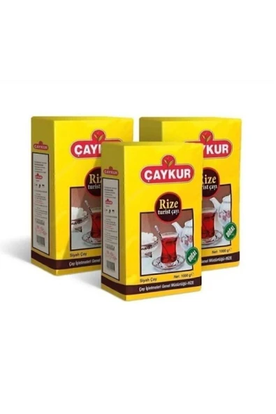 çaykur Rize Turist Siyah Dökme Çay 3 X 1 Kg ürün görseli 1