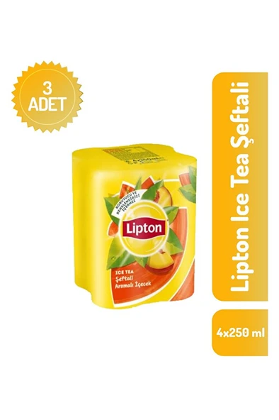 Ice Tea Şeftali Aromalı M.p. 4x250 Ml X 3 Adet ürün görseli 1