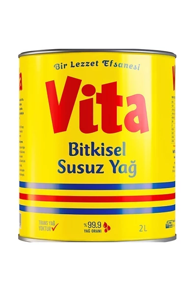 vita Bitkisel Katı Susuz Margarin 2 Lt ürün görseli 1