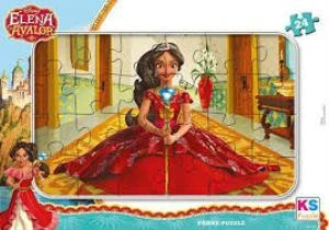 KS GAMES FRAME PUZZLE 24 PARCA ELENA AVALOR ürün görseli 1