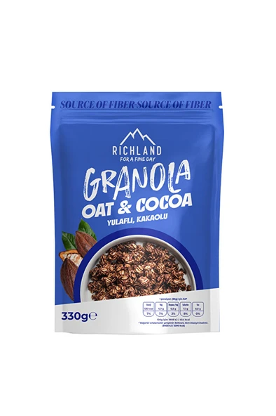 RİCHLAND Granola Yulaflı ve Kakaolu 330 g ürün görseli 1