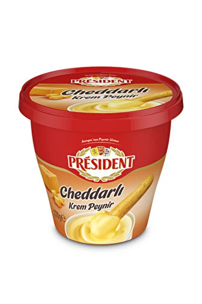 ( 1 ADET ) President Cheddarlı Krem Peynir 270 G ürün görseli 1