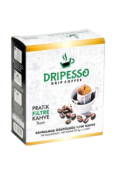 Drıpesso Pratik Filtre Kahve 8gr 5li ürün görseli 1