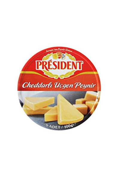 ( 1 ADET ) President Cheddarlı Üçgen Peynir 100 G ürün görseli 1