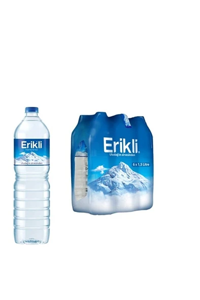 ERİKLİ Doğal Kaynak Suyu 1,5 Lt 6'lı Paket ürün görseli 1