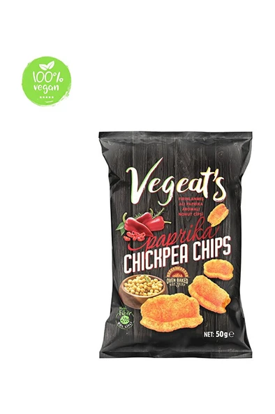 Vegeat's Fırınlanmış Acı Paprika Aromalı Nahut Cipsi 50 gr ürün görseli 1
