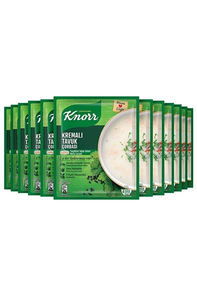 KNORR Kremalı Tavuk Çorbası 69 gr X 12 Adet - Resim 2