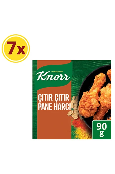 KNORR Harçlar Çıtır Pane Harcı Dışı Çıtır Içi Yumuşak Tavuklar Için 90 gr 7 Adet ürün görseli 1