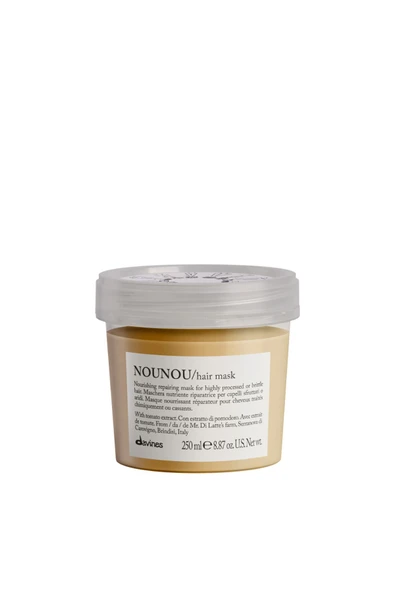 DAVİNES Nounou Hair Mask - Islem Gormus Saclar Icin Besleyici Bakim Maskesi 250 ml ürün görseli 1