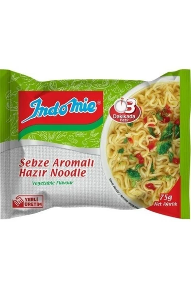 İndomie Paket Sebzeli Noodle 75 gr ürün görseli 1