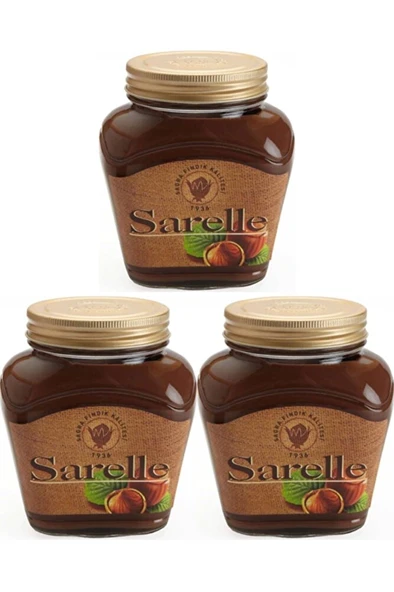 SARELLE Kakaolu Fındık Ezmesi 350gr 3lü ürün görseli 1